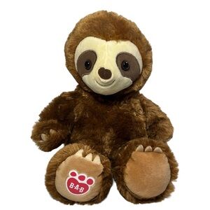 Build-A-Bear Brown Sloth Plush 14"‎ BAB